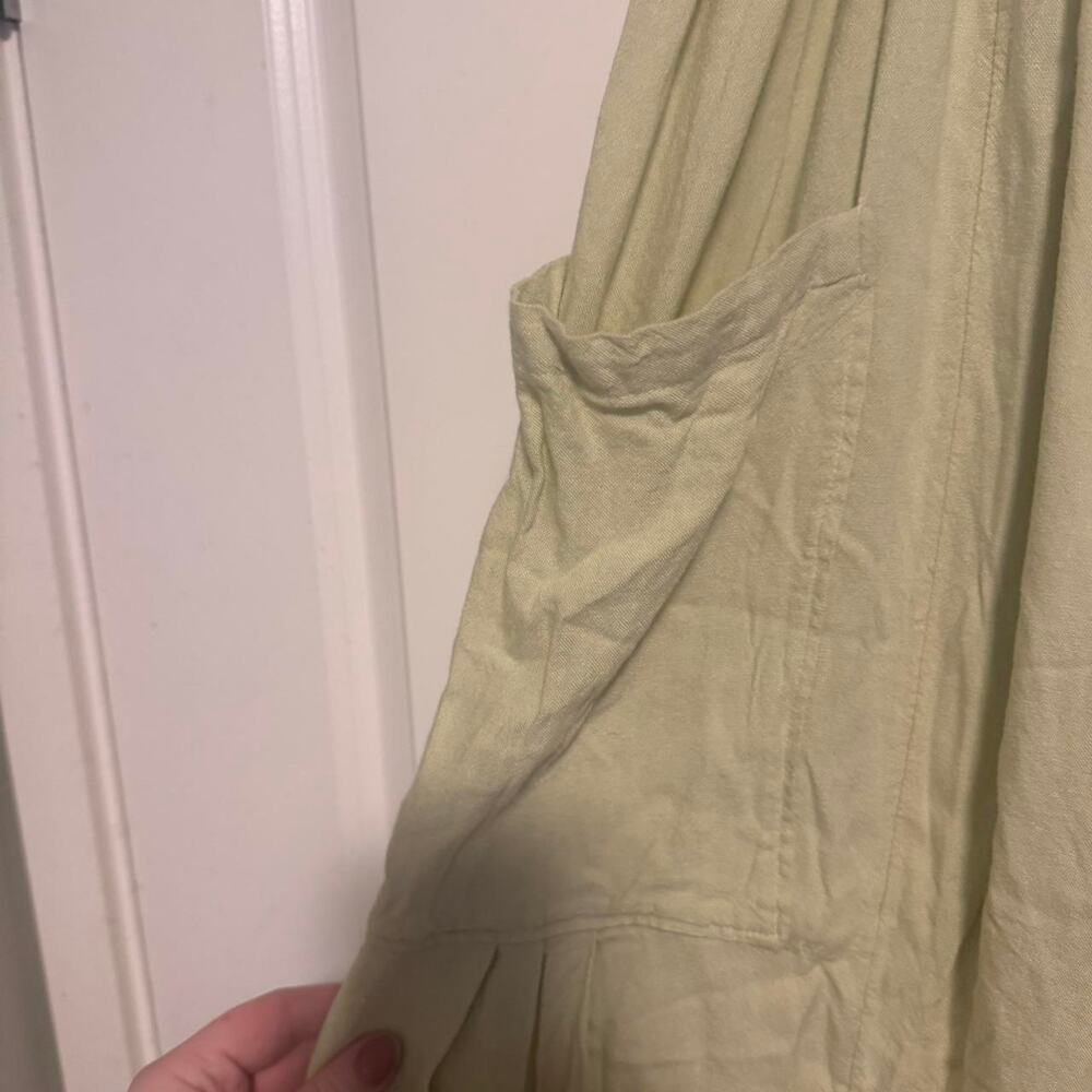 Free People Quinn pants (pastel yellow) - Picture 4 of 7